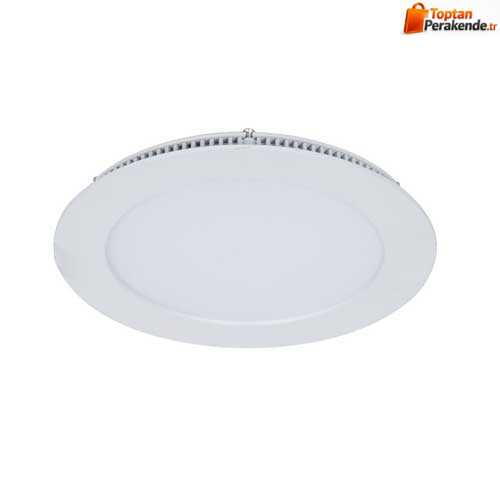 Lamptime 16w Slım Led Armatür Yuvarlak Beyaz 3000k (Günışığı)